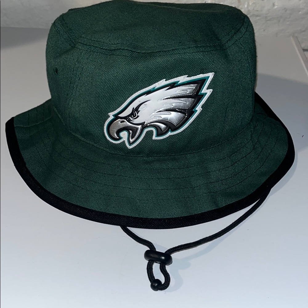 New Era Green and Black Bucket Hat